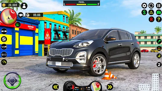 Car Games: School Car Driving