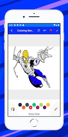 Spider hero coloring book manのおすすめ画像4