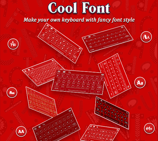 Red Heart Keyboard Screen 2