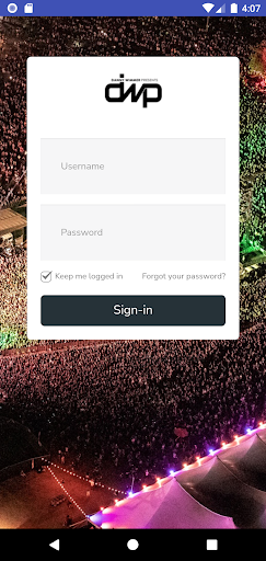 Android application DWP Intranet screenshort