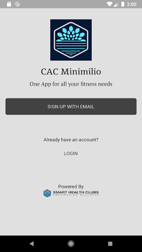 Android application CAC Minimilio screenshort