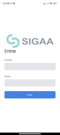 SIGAA Mobile Screen 3