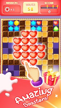 Cookie Crush - Classic Puzzle  - Screenshot 1