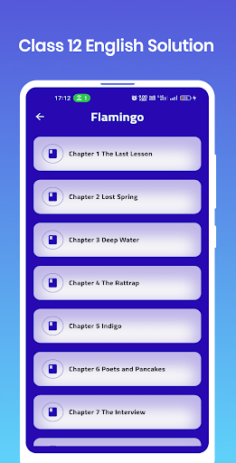 Class 12 English Solution Screen 2
