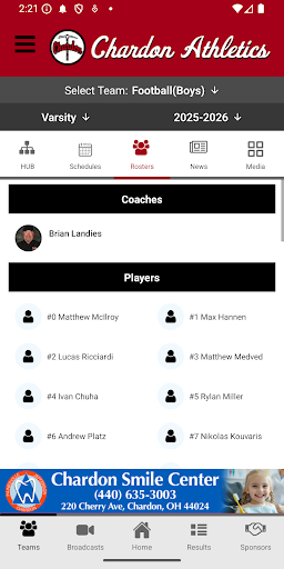 Chardon Hilltoppers Athletics