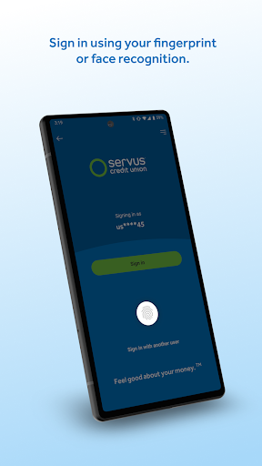 Android application Servus Mobile Banking screenshort