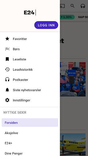 E24 - nyheter om økonomi Screen 2