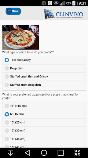 Android application Clinvivo screenshort
