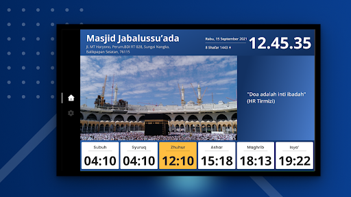Android application Display Masjid Iqomah Counter screenshort