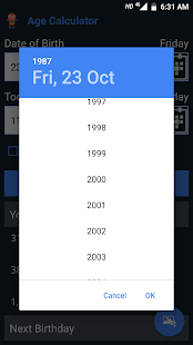 Age Calculator Pro Skärmdump