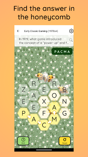 Lettercomb Trivia Screen 2
