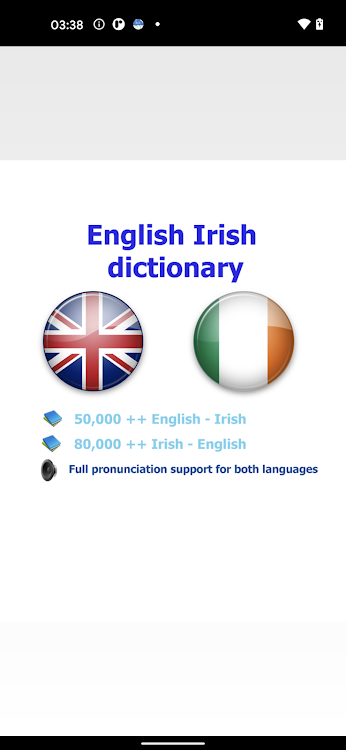 Irish foclóir Béarla Gaeilge - 1.19 - (Android)