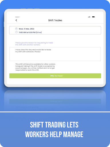 Screenshot of Restaurant Staff Scheduler
