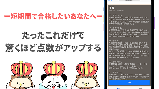 ビジネス実務法務検定 2級試験対策アプリ2022年度版 Screen 3