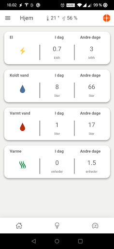 Android application EnergyHome screenshort