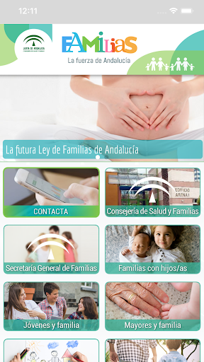 Android application Familias, la fuerza de Andaluc screenshort