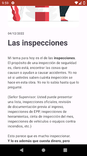 Charlas SSOMApp Screen 3
