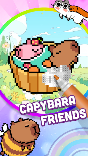 Pixel Number Cute Coloring 11