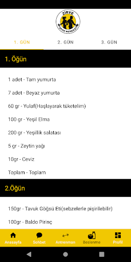 GYM Zirve Screen 3