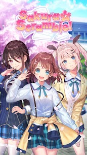 Free Sakura Scramble!  Moe Anime High School Dating Sim Apk Download 3