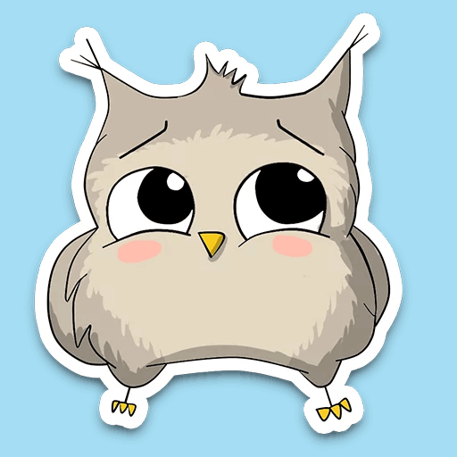 Owl stickers for WhatsApp logo