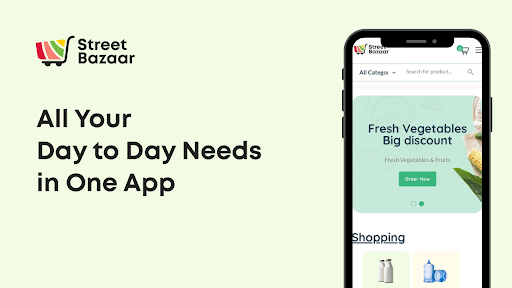 Android application Street Bazaar screenshort
