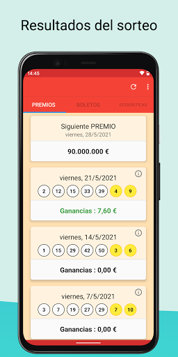 Vista previa de la aplicación