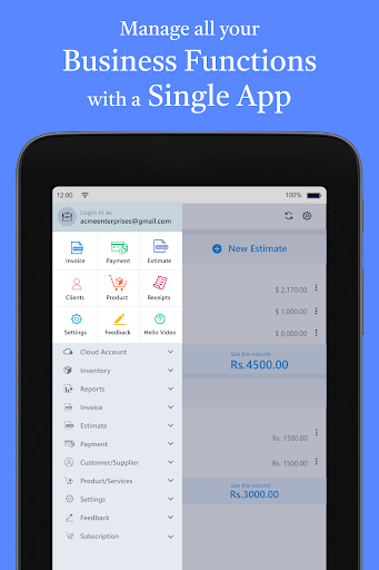 Screenshot of Simple Invoice Manager