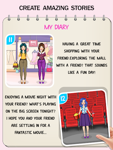 DIY Paper Doll Fashion DressUp Screen 3