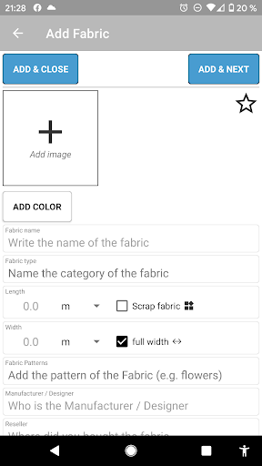 Fabricoholic Screen 3