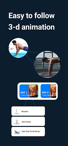 Screenshot of Six pack in 30 days