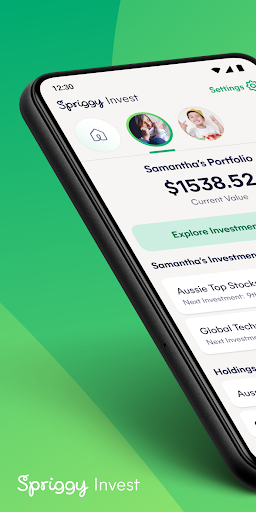 Android application Spriggy Invest screenshort