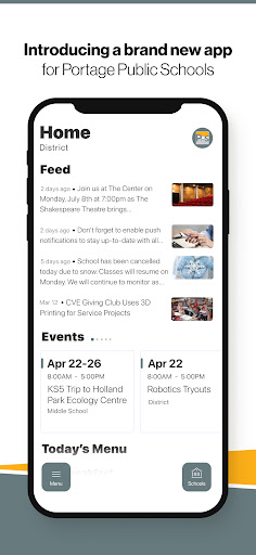 Android application Portage Public Schools, MI screenshort