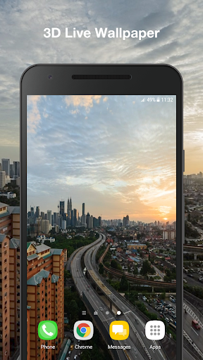 Android application City Live Wallpaper Pro screenshort