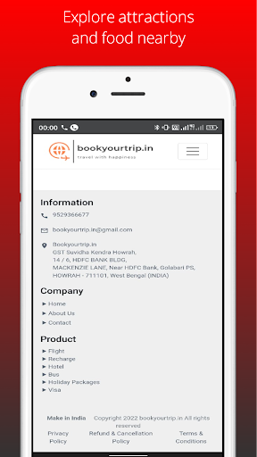 Bookyourtrip :Travel Booking Screen 3