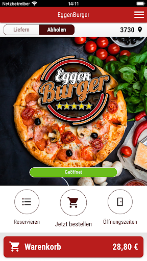 Android application Eggenburger screenshort