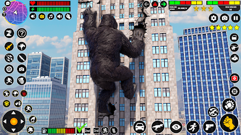 Angry Gorilla City RampageGameのおすすめ画像2