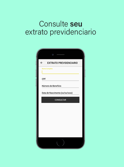 Android application e-Previdência Informativo screenshort