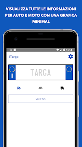 iTarga - Italian license plate