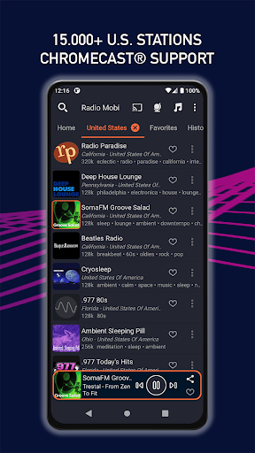 Radio Mobi: All Radio Stations Screen 2
