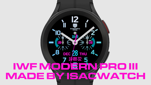 Android application IWF Modern Pro III watch face screenshort