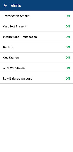 Dort Card Controls Screen 2