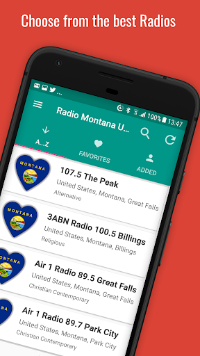 Android application Montana Radio Stations screenshort