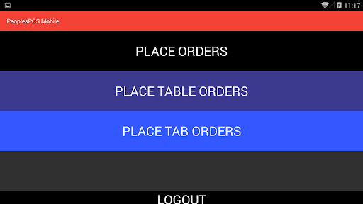 PeoplesPOS Mobile Screen 2