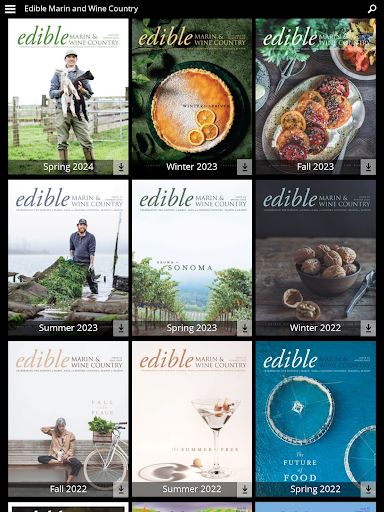 Android application Edible Marin & Wine Country screenshort