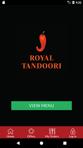 Android application Royal Tandoori PH7 screenshort