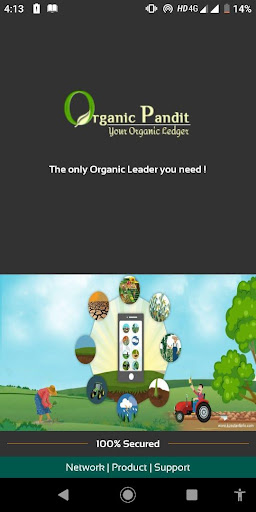 Android application Organic Pandit screenshort