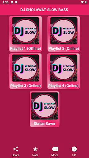 Android application DJ Sholawat Slow Bass screenshort