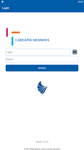 Android application Cardápio Moinhos screenshort