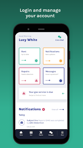 Android application Housing Solutions screenshort